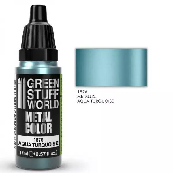 Metallic Paints - Aqua Turquoise - Green Stuff World