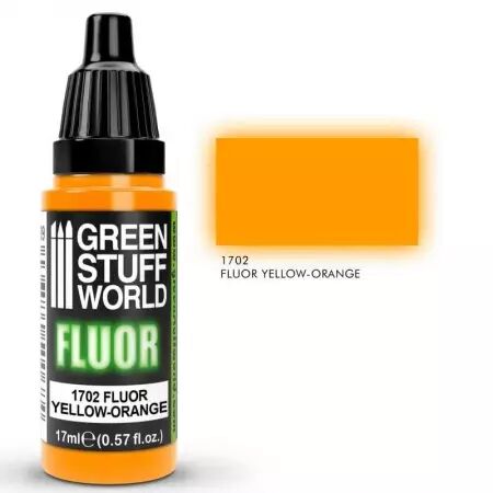 Peinture Fluor 17 Ml - Yellow-Orange - Green Stuff World