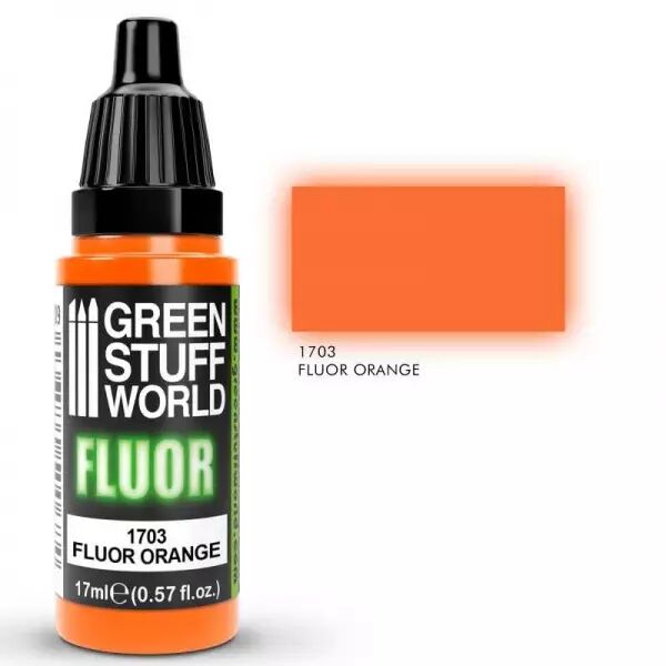Peinture Fluor 17 Ml -  Orange - Green Stuff World