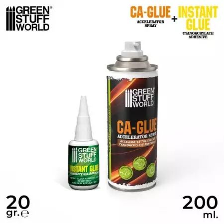 Colle cyanoacrylate avec Activateur - Green Stuff World