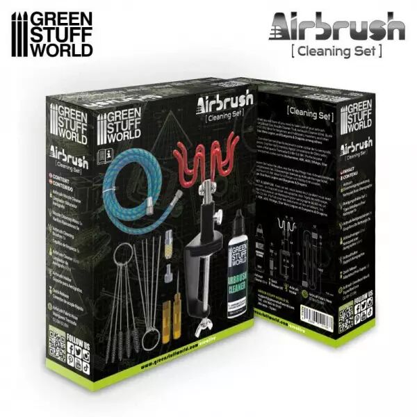Set de nettoyage pour a�rographe - Green Stuff World