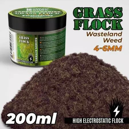Herbe Statique 4-6mm- WASTELAND WEED - 200ml - Green Stuff World