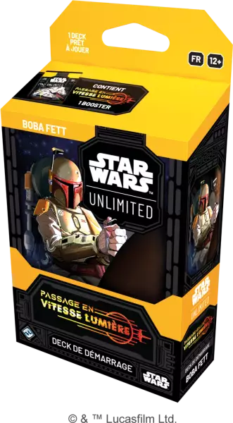 Stars Wars Unlimited - Passage en Vitesse Lumi�re - Deck 1 joueur Boba Fett (fran�ais)