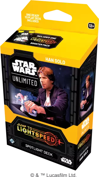 Stars Wars Unlimited - Jump To Lightspeed - 1 player deck Han Solo (english)