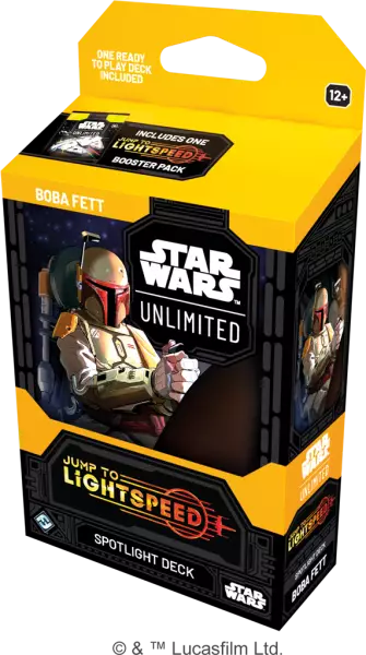 Stars Wars Unlimited - Jump To Lightspeed - 1 player deck Boba Fett (english)