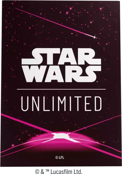 Stars Wars Unlimited - Art Sleeves - Card Back Magenta