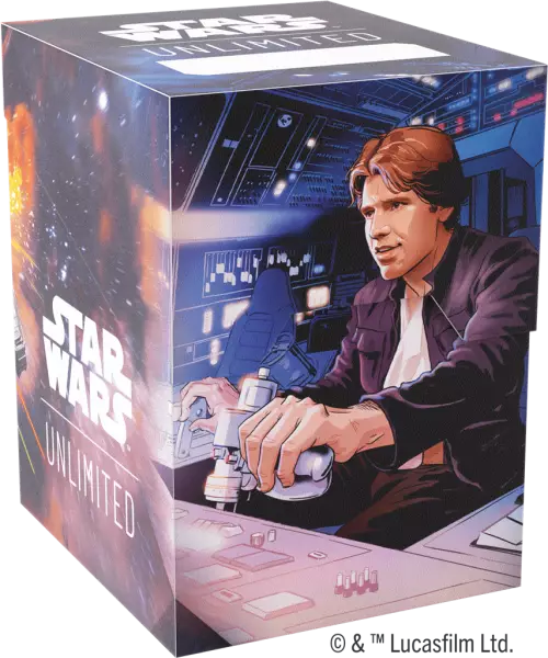 Stars Wars Unlimited - Deck Box Soft Crate - Han Solo/Millenium Falcon
