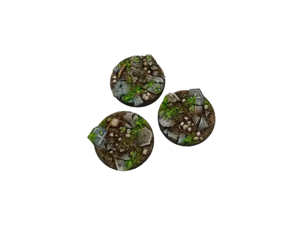 Graveyard Bases : Round 50mm (2) - Micro Art Studio