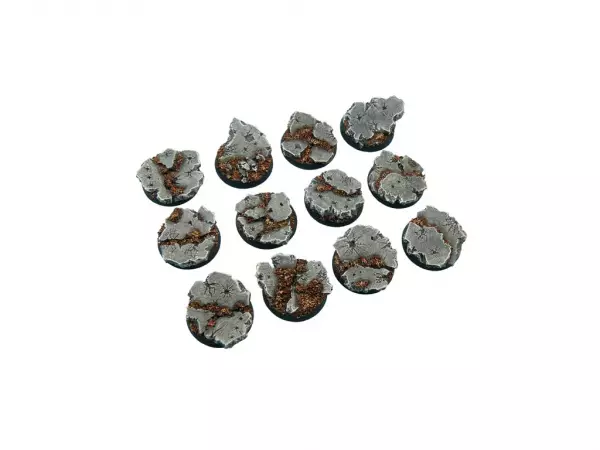 Ruins Bases : Round 25mm (5) - Micro Art Studio