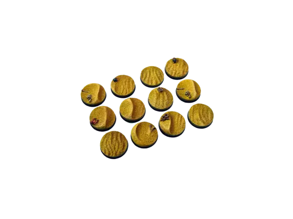 Desert Bases : Round 25mm (5) - Micro Art Studio