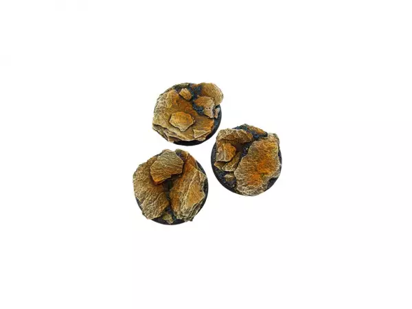 Shale Bases : 50mm Round (2) - Micro Art Studio