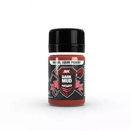 Ak Interactive - Dark Mud - Liquid Pigment