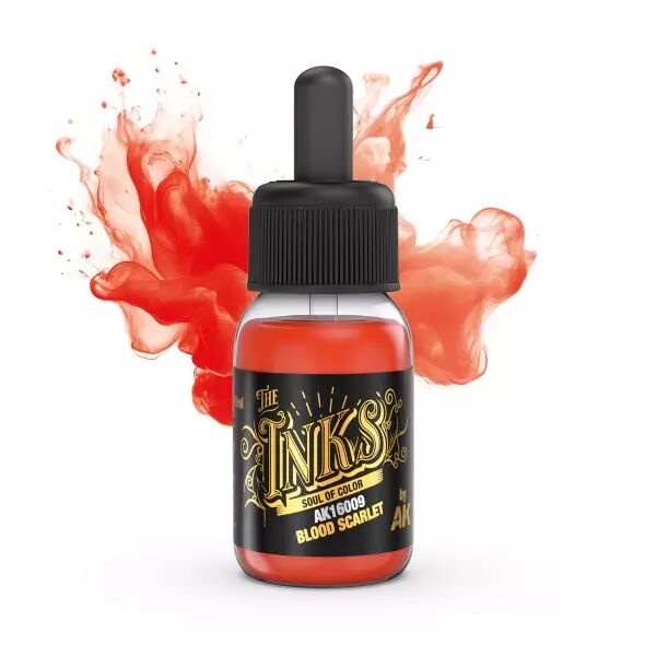 Ak Interactive - The Inks - Blood Scarlet