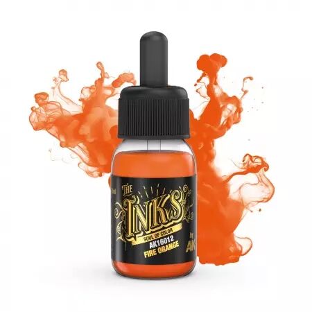 Ak Interactive - The Inks - Fire Orange