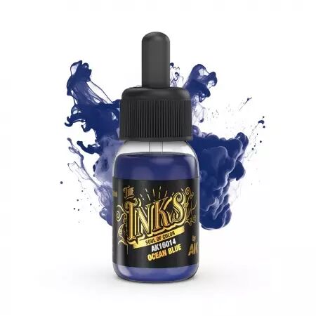 Ak Interactive - The Inks - Ocean Blue