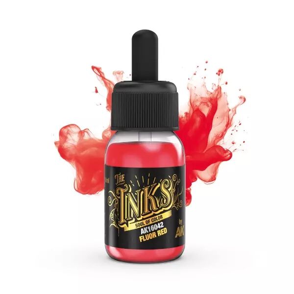 Ak Interactive - The Inks - Fluor Red