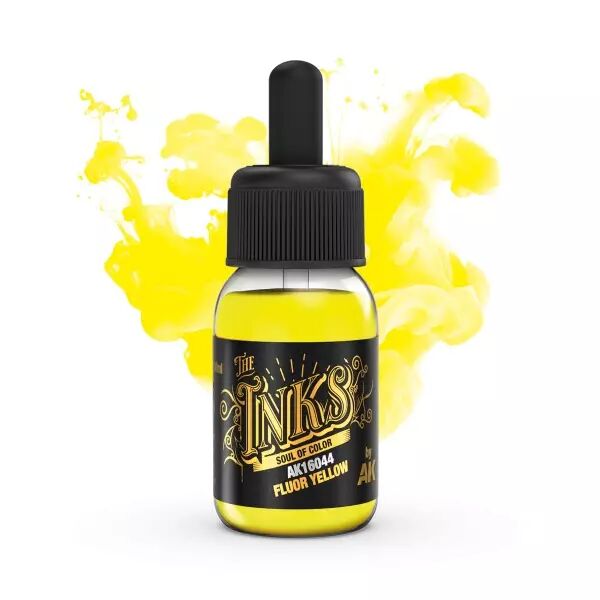 Ak Interactive - The Inks - Fluor Yellow