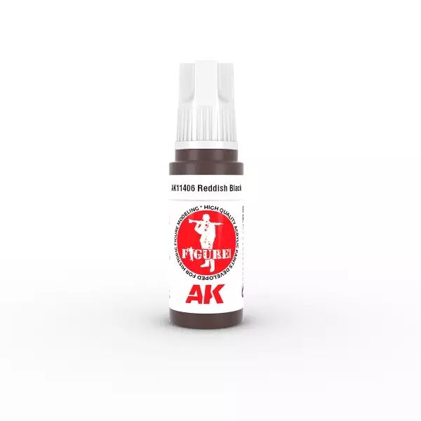 AK Interactive - Acrylics 3GEN Figure Series - Reddish Black