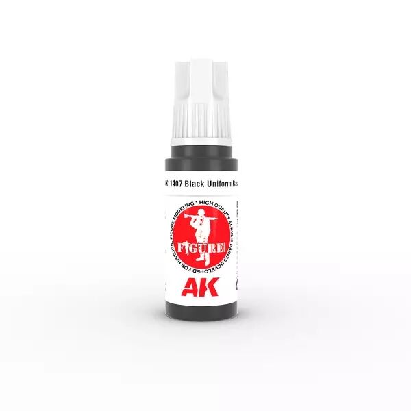 AK Interactive - Acrylics 3GEN Figure Series - Black Uniform Base