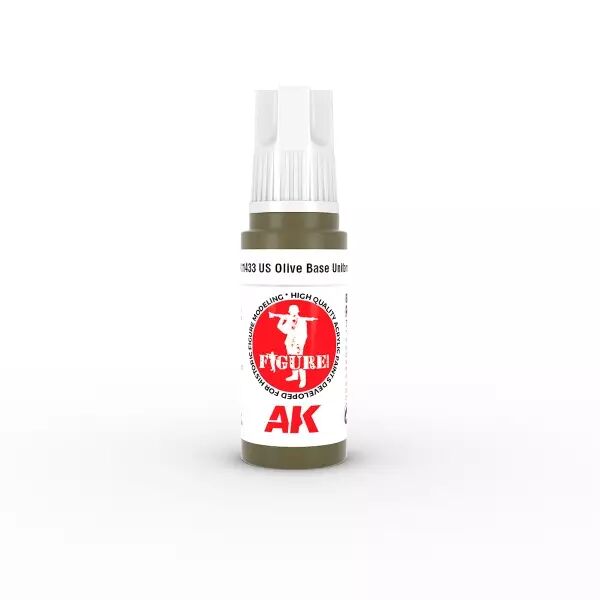 AK Interactive - Acrylics 3GEN Figure Series - US Olive Base Uniform