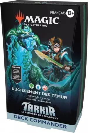Magic the Gathering : Tarkir Dragon - Deck Commander Rugissement des Temur (FR)