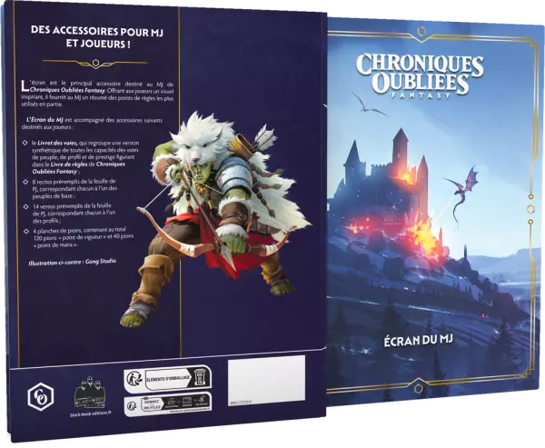 Chroniques Oubli�es Fantasy 2: �cran + Livret des Voies