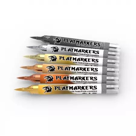 Playmarkers Set : Full Metal - 6  Units - Ak Interactive