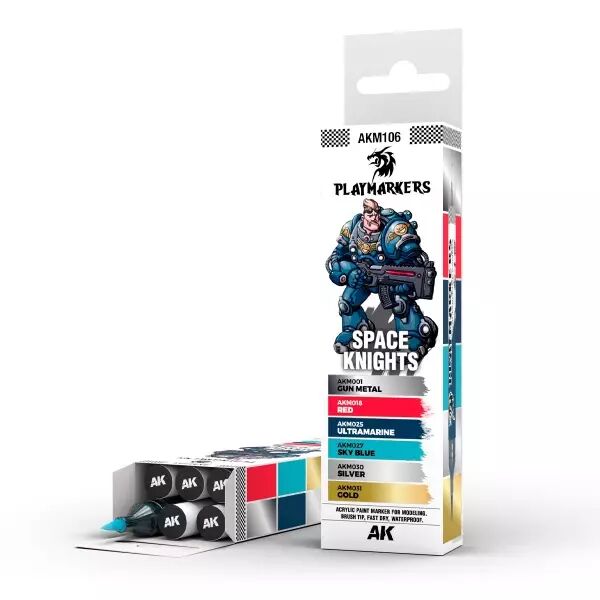 Playmarkers Set : Space Knight - 6  Units - Ak Interactive