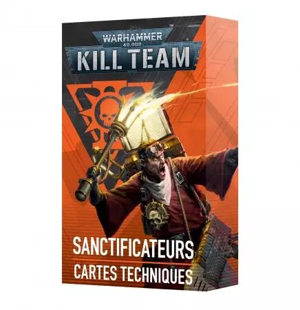 Kill Team : Cartes Techniques Sanctificateurs (Français) - Warhammer 40k - Games Workshop