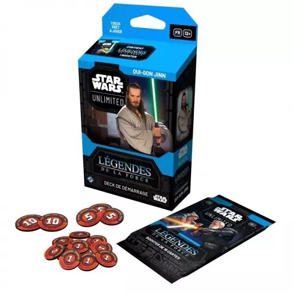 Stars Wars Unlimited - L�gendes de la Force - Deck 1 joueur Deck Qui-Gon Jinn (fran�ais)