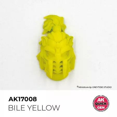 AK Interactive - Gamme Quick Gen - Bile Yellow  - 18ml