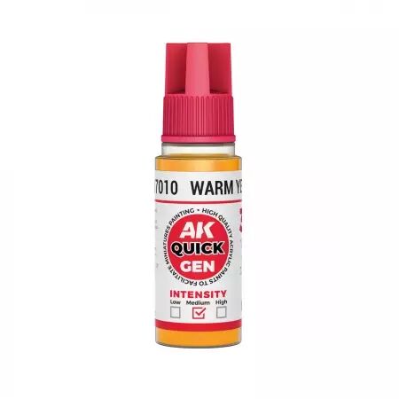 AK Interactive - Gamme Quick Gen - Warm Yellow - 18ml