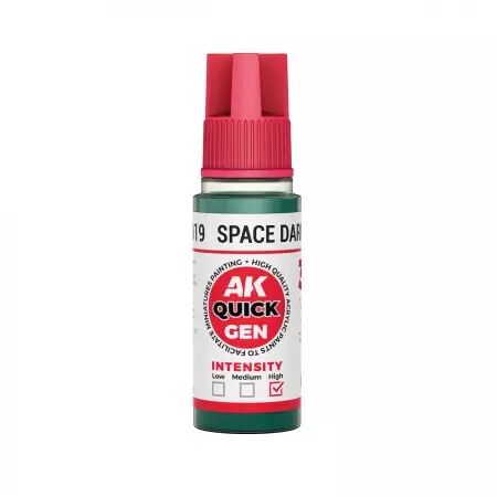 AK Interactive - Gamme Quick Gen - Space Dark Green  - 18ml