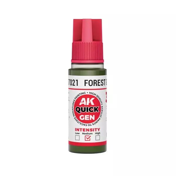 AK Interactive - Gamme Quick Gen - Forest Green  - 18ml