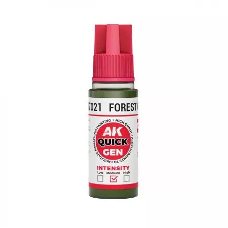 AK Interactive - Gamme Quick Gen - Forest Green  - 18ml