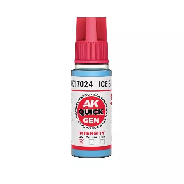 AK Interactive - Gamme Quick Gen - Ice Blue  - 18ml