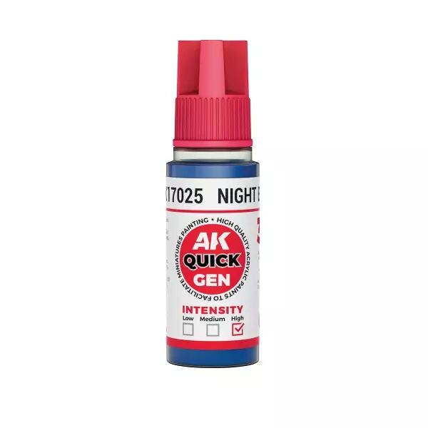 AK Interactive - Gamme Quick Gen - Night Blue  - 18ml