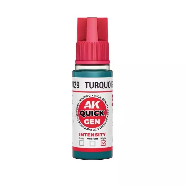 AK Interactive - Gamme Quick Gen - Turquoise Blue - 18ml