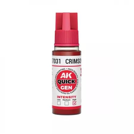 AK Interactive - Gamme Quick Gen - Crimson Red  - 18ml