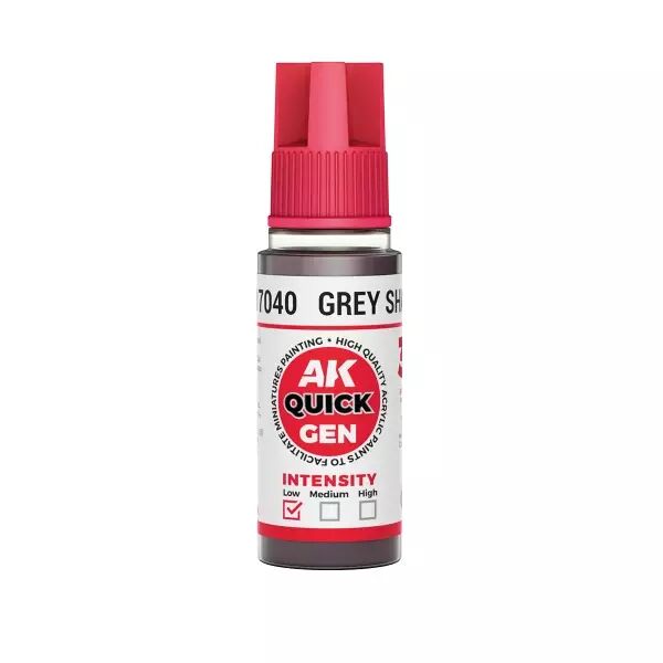 AK Interactive - Gamme Quick Gen - Grey Shadow - 18ml