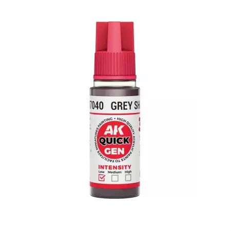 AK Interactive - Gamme Quick Gen - Grey Shadow - 18ml