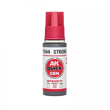 AK Interactive - Gamme Quick Gen - Strong Grey  - 18ml