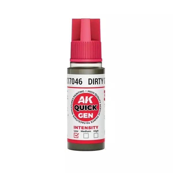 AK Interactive - Gamme Quick Gen - Dirty Grey  - 18ml