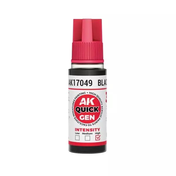 AK Interactive - Gamme Quick Gen - Black - 18ml