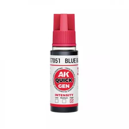 AK Interactive - Gamme Quick Gen - Blue Black  - 18ml