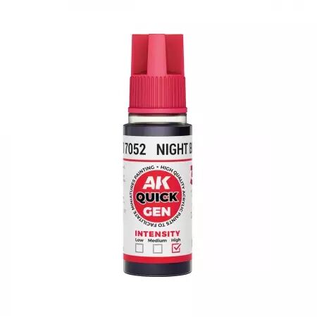 AK Interactive - Gamme Quick Gen - Night Black  - 18ml