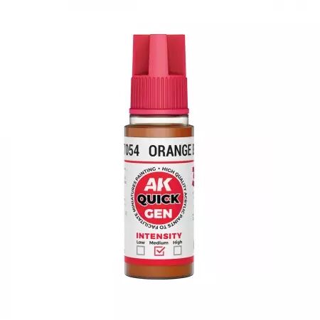 AK Interactive - Gamme Quick Gen - Orange Brown - 18ml