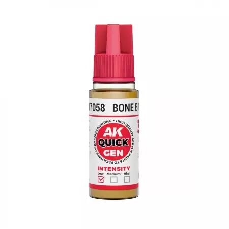 AK Interactive - Gamme Quick Gen - Bone Brown  - 18ml