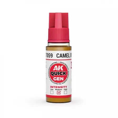AK Interactive - Gamme Quick Gen - Camel Brown  - 18ml