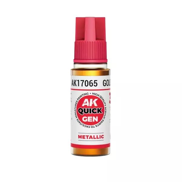 AK Interactive - Gamme Quick Gen - Gold  - 18ml